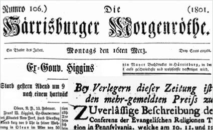 Search Popular American German Newspapers